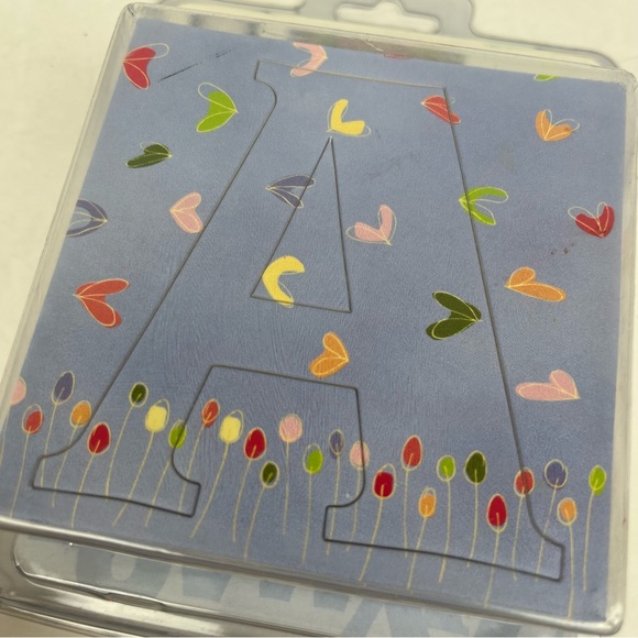 Dee’s Cottage Collection-blue floral Chipboad Monograms set-MIP - Picture 6 of 10